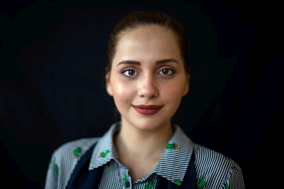 Germany. Portraits of DAFI scholarship winners and refugee students