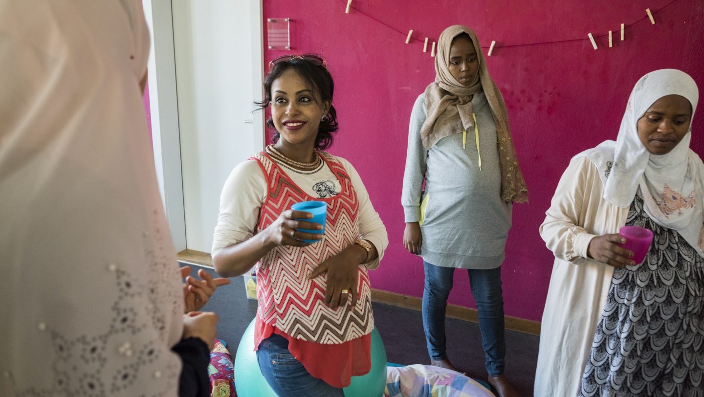 Switzerland. Pre-natal classes for refugee and migrant women, protecting their and their babies health