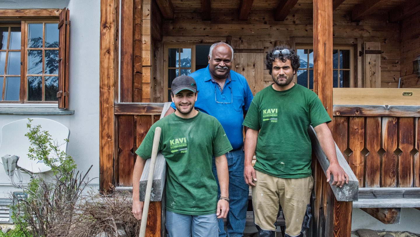 Switzerland. Successful Sri Lankan refugee sustains traditional culture in his host country.