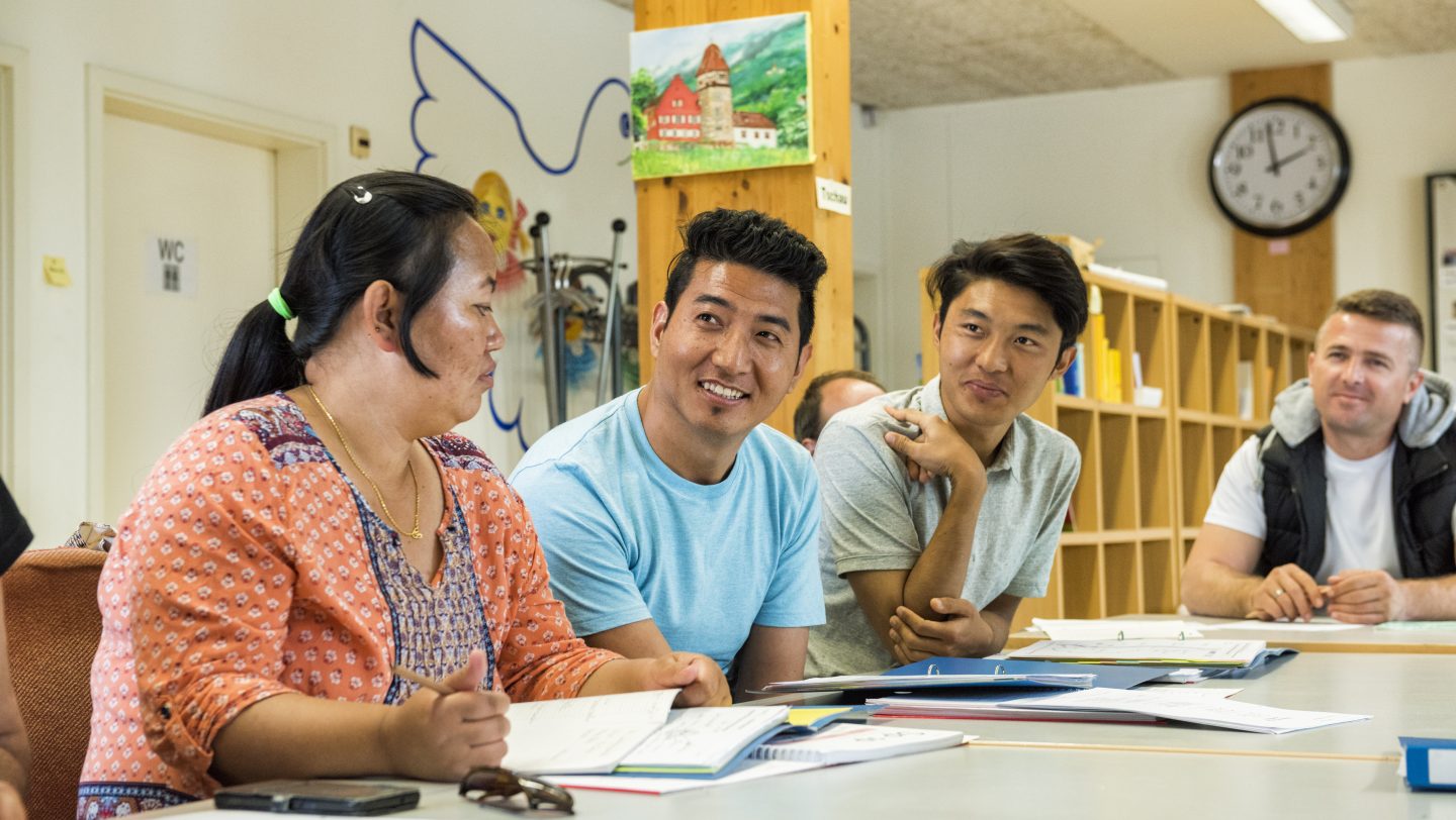 Liechtenstein. Asylum centre education