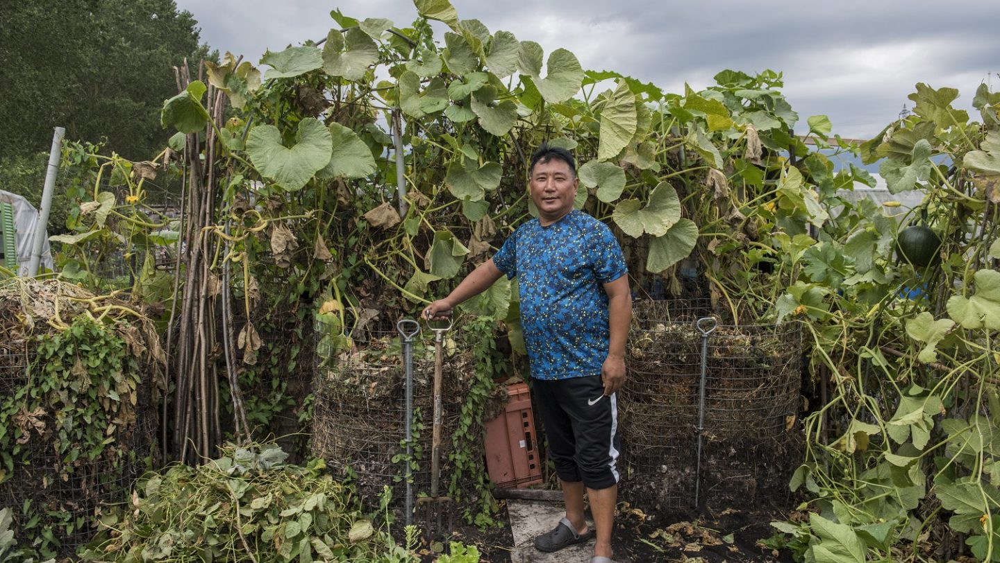 Switzerland. Integration of refugees through a gardening project