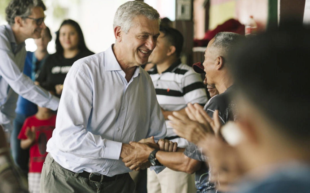 UN Refugee Chief in Mexico hears stories of hope and despair from Central American refugees, calls for more support for refugee response