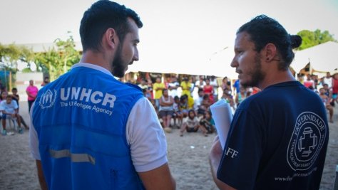 Brazil. UNHCR and partners hold information sessions with Warao community