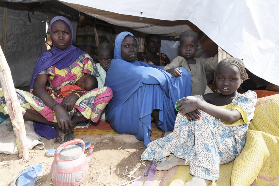 Parmi les réfugiés nigérians qui ont traversé la frontière la semaine dernière, certains ont trouvé refuge dans la ville camerounaise de Goura, après avoir fui la violence à Rann. 