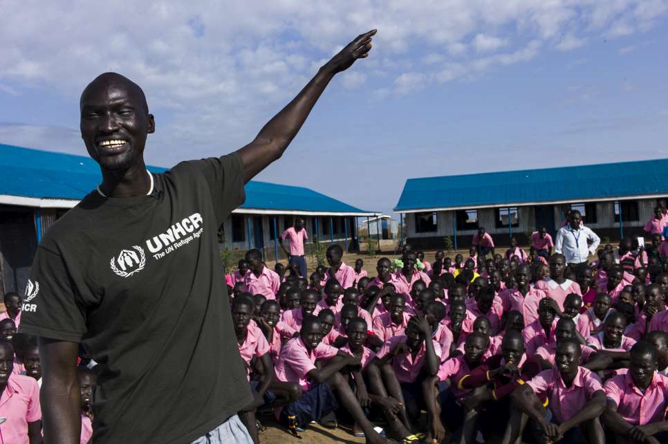 Ger Duany, Peace School Kakuma camp, June 2015.