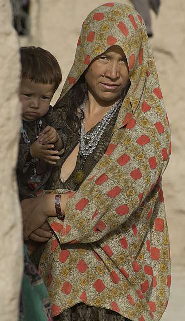 Many of those returning are widows with small children. This woman is one of thousands of beneficiaries of the UNHCR shelter programme in Pul-i-Khumri, northern Afghanistan.