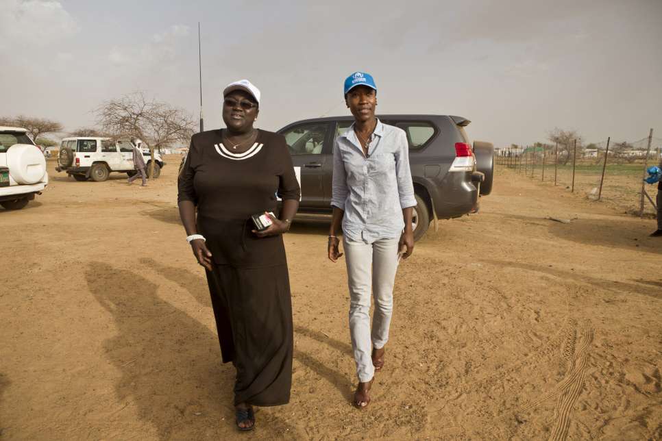 Rokia's first trip with UNHCR.Burkina Faso