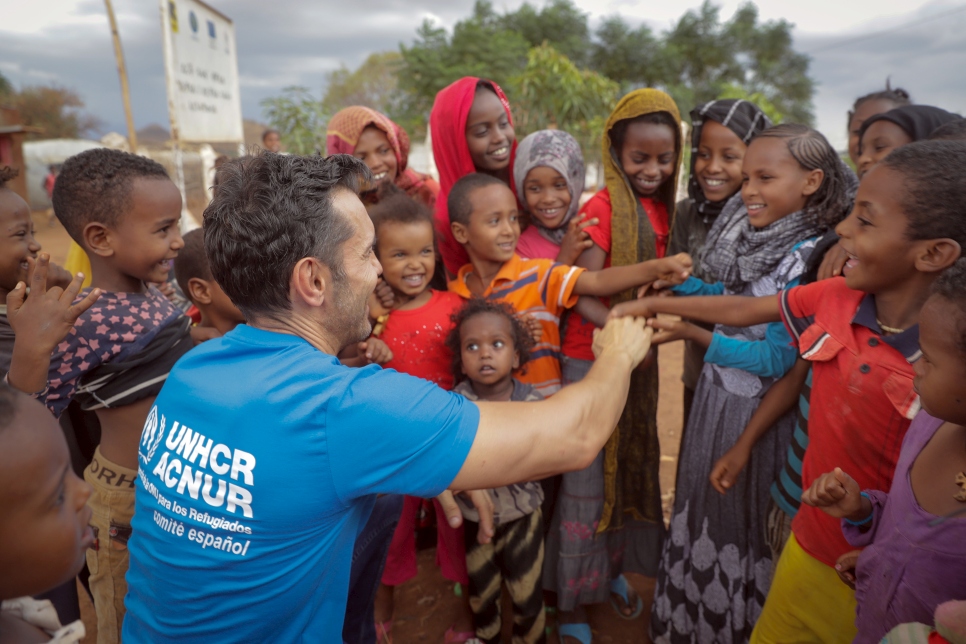 Jesús has served as Goodwill Ambassador with UNHCR for more than ten years.
