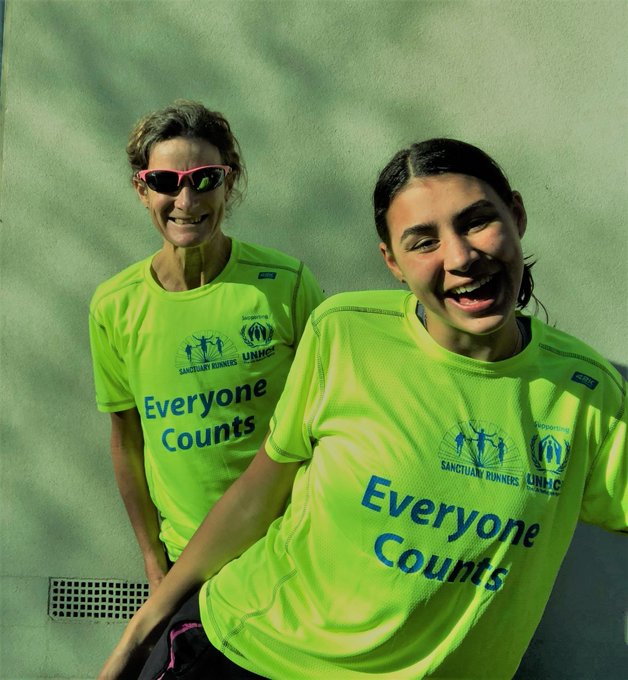 Former Irish Olympians Sonia O'Sullivan and her daughter, Irish Athlete Sophie 