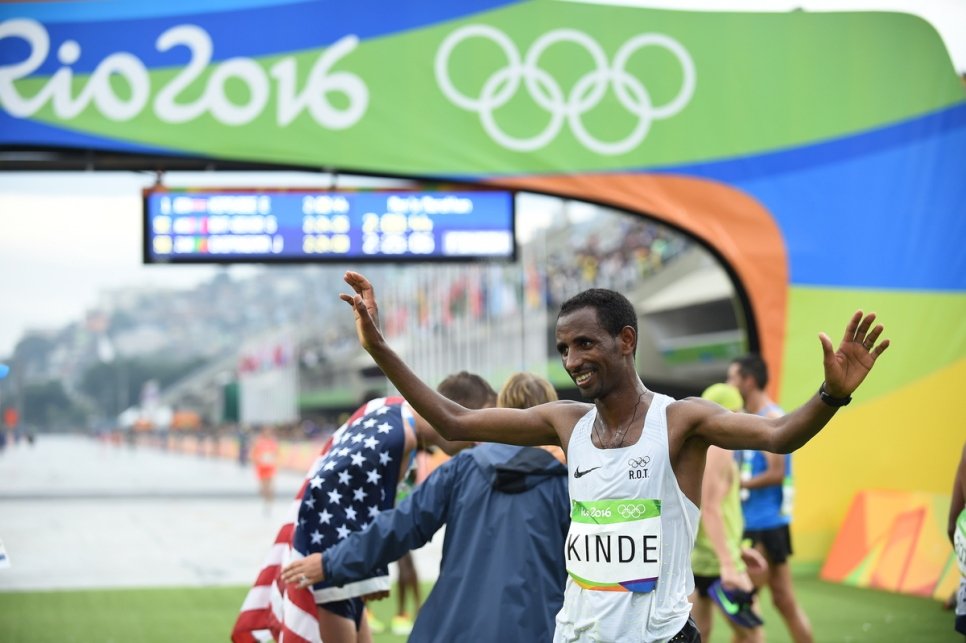 Brazil. An Ethiopian refugee completes his journey to the Olympics