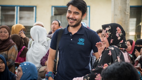 Atom Araullo on mission in the Philippines