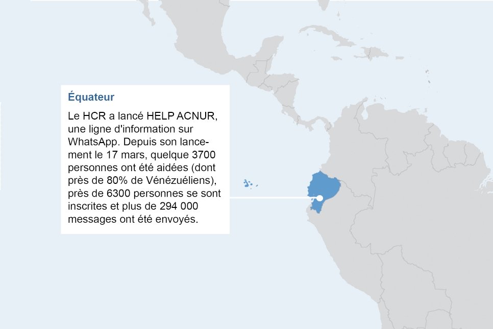 Le HCR vient en aide aux réfugiés à travers le monde dans le contexte de la lutte contre la pandémie de coronavirus (Covid-19).