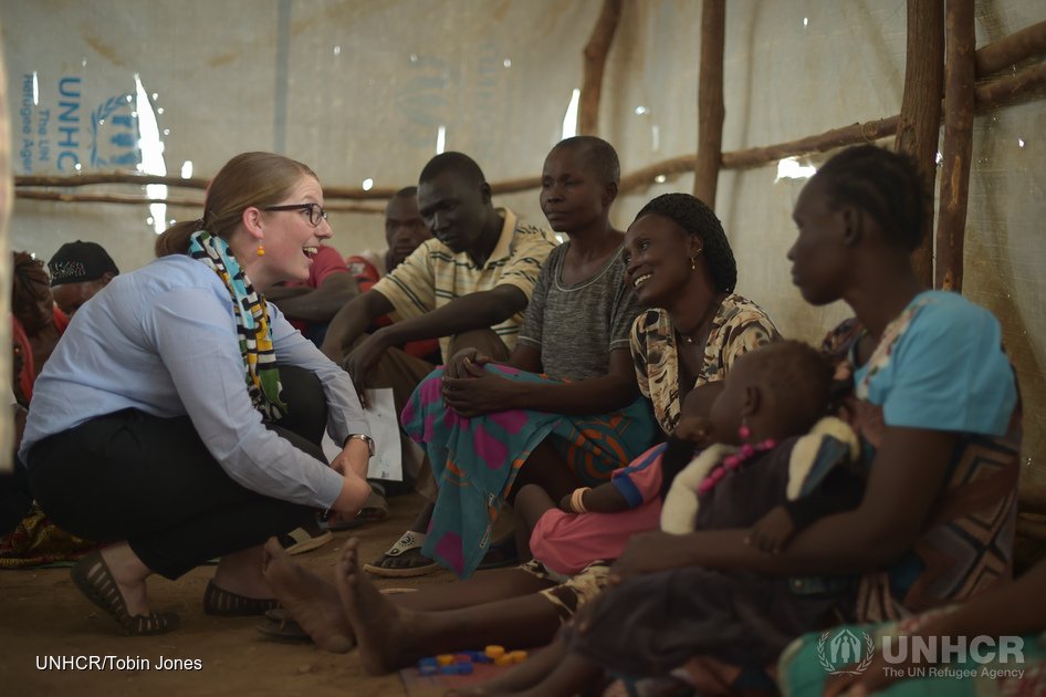 Kenya. Australian donors visiting Kakuma Refugee Camp and Kalobeyei Settlement