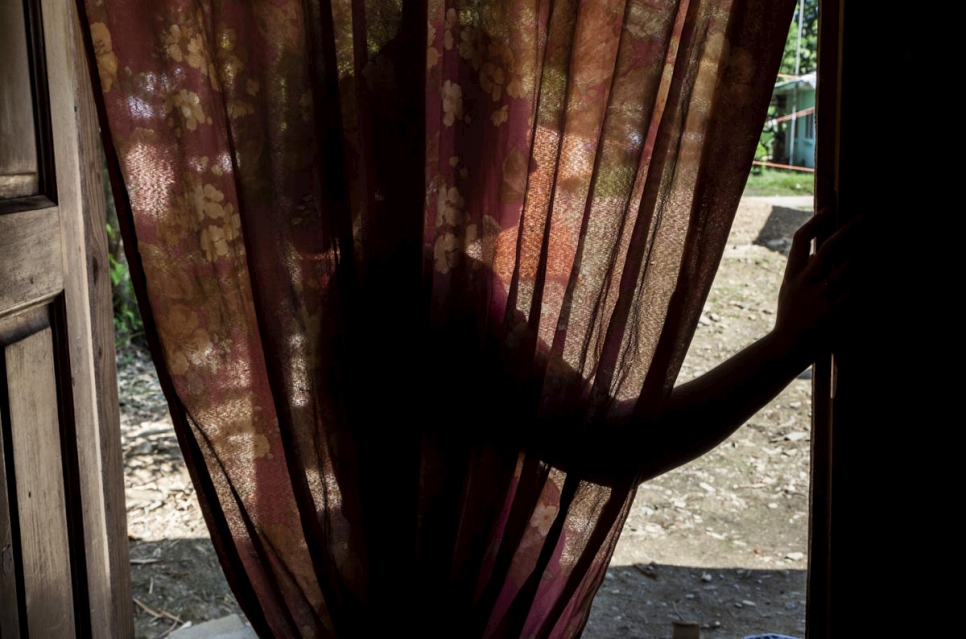 Une réfugiée ayant fui la violence des gangs plusieurs fois au Honduras recommence une nouvelle vie à Bélize. Photo d'archives, janvier 2019. 