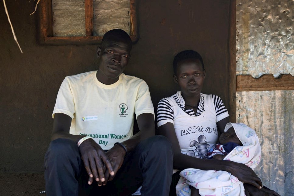 Uganda. The South Sudanese refugee has seen vast tree cover disappear and understands the pressure refugees and host communities put on forest resources. He is doing his part to undo some of the damage by planting trees around his small plot of land. He is also helping to sensitize other refugees to