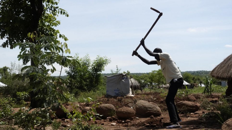 "Planting trees is important because trees are life," says Abraham Bidal.