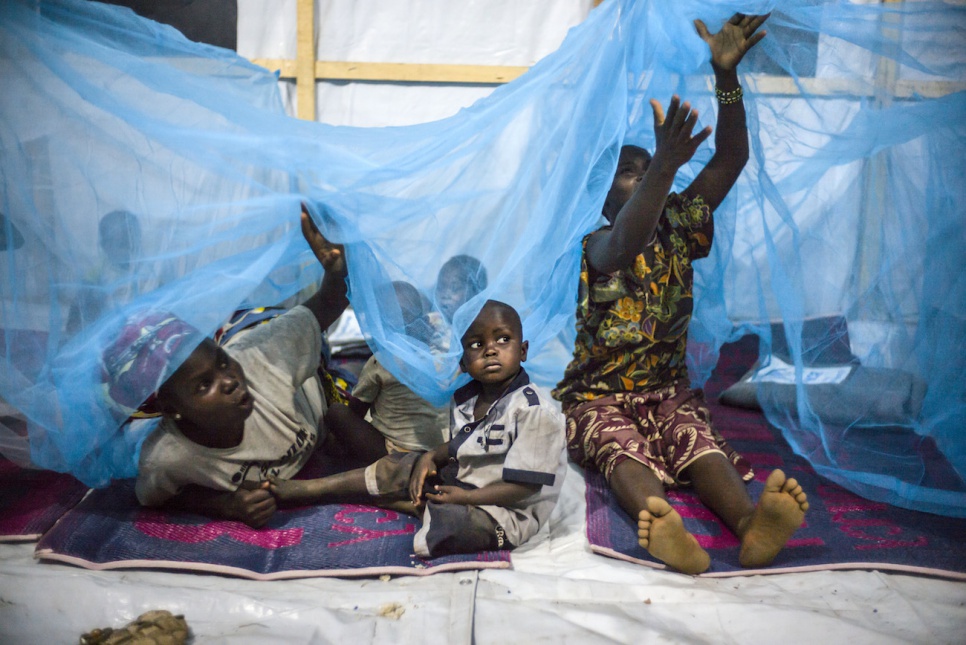 After fleeing their homes in the Central African Republic, these refugees have found safety at Bili camp in the Democratic Republic of the Congo.