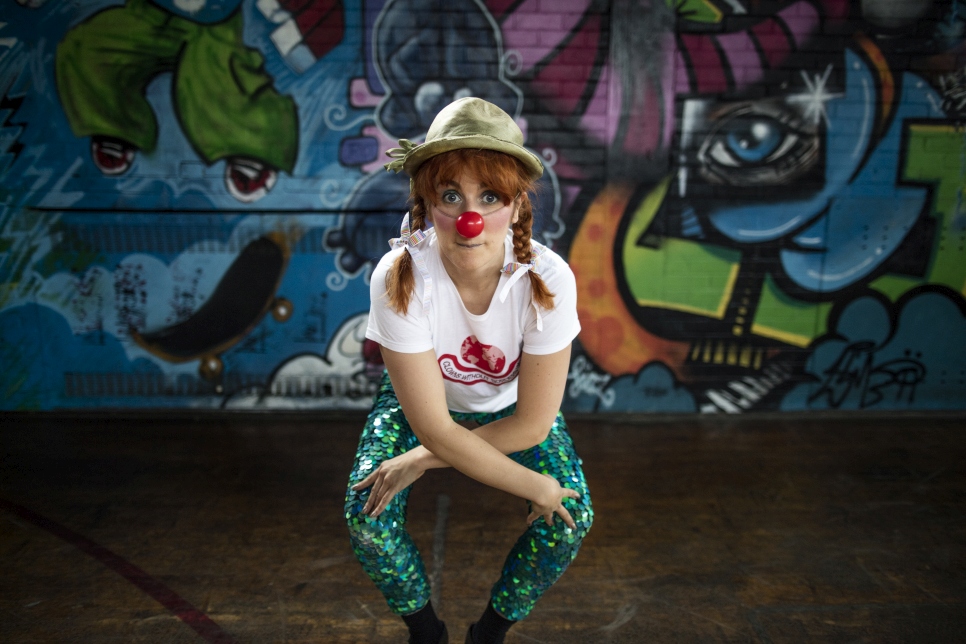Marion Rose Duggan Clowns Without Borders UK clowning