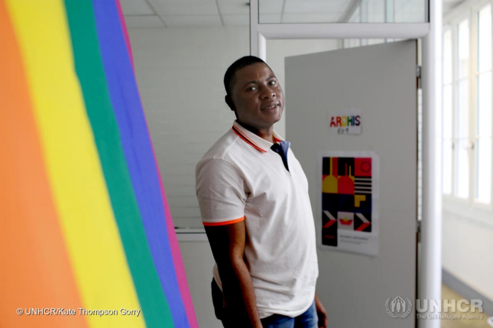 Thomas Sisse, himself a Cameroon refugee, continues to offer assistance and hope to the LGBT population