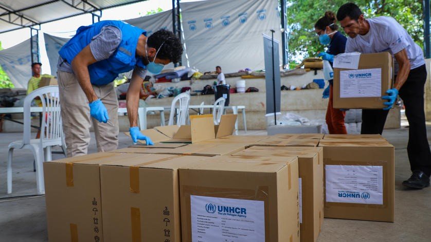 Het werk van UNHCR in de strijd tegen het coronavirus