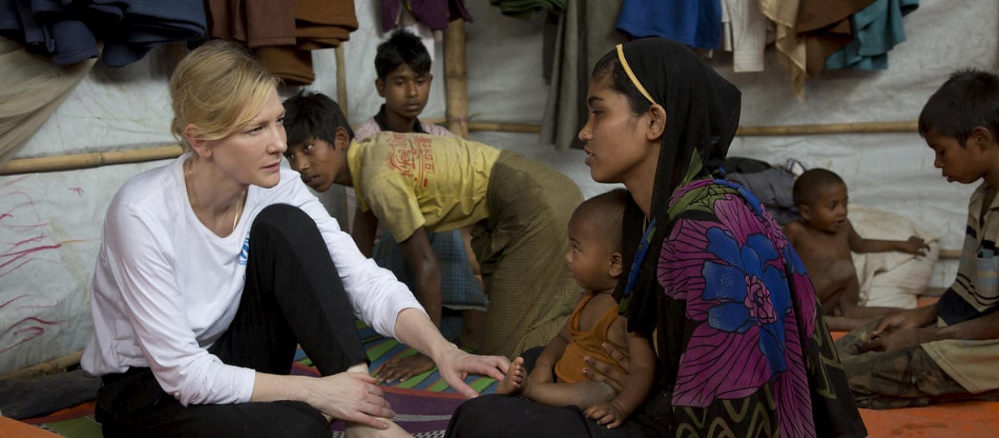 Nur Fatima, une réfugiée rohingya de 20 ans, et son fils d'un an dans le site de réfugiés de Nyapara.  Ils sont arrivés à Nayapara via le poste frontière de Jadimara en mars 2018.