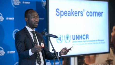 UN Refugee Agency Global Refugee Forum 2019 Speakers Corner