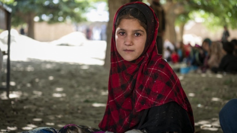 Afghanistan. UNHCR builds new primary school for children studying outdoors