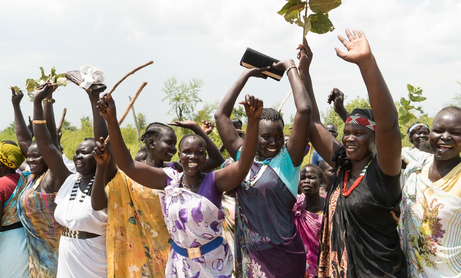Uganda. South Sudanese women 