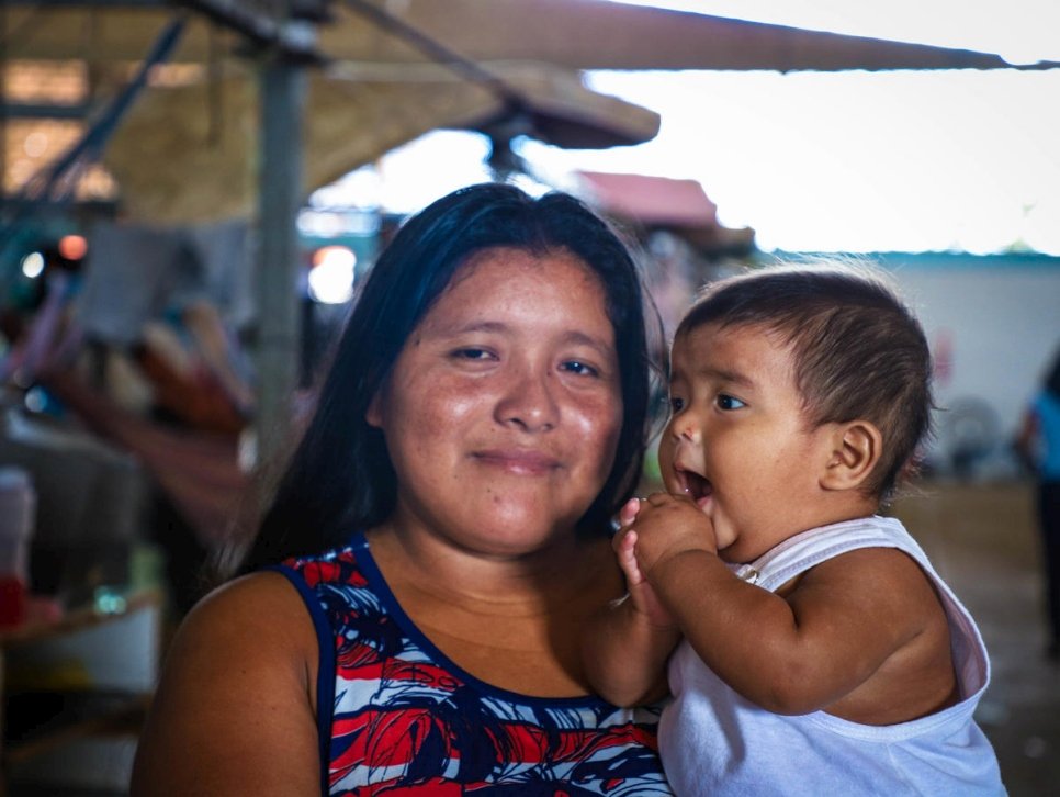 Brazil. Indigenous Warao mother recovers from coronavirus