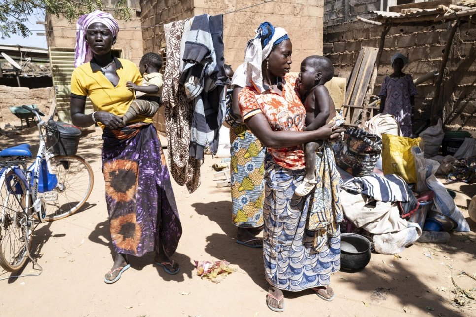 Burkina Faso. Thirty-three family members internally displaced by violence