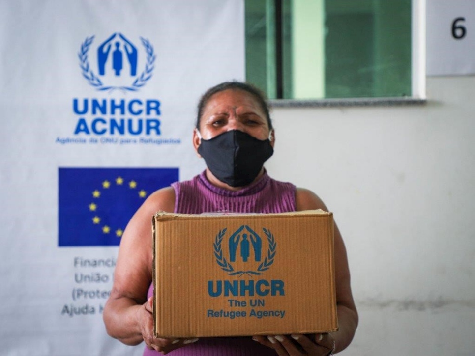 Doña Margarita es una de las beneficiarias de la ayuda financiera, CBI, ofrecida por ACNUR con el apoyo de la Unión Europea.