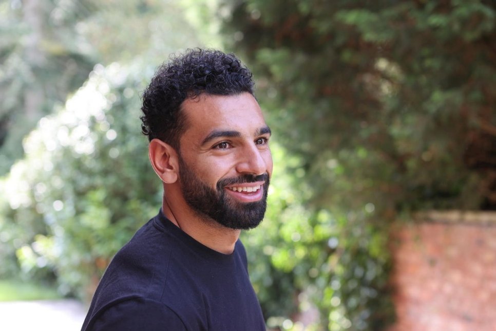 UK. World renowned footballer and UNHCR and Vodafone Foundation Ambassador for Instant Network Schools (INS), Mohamed Salah
