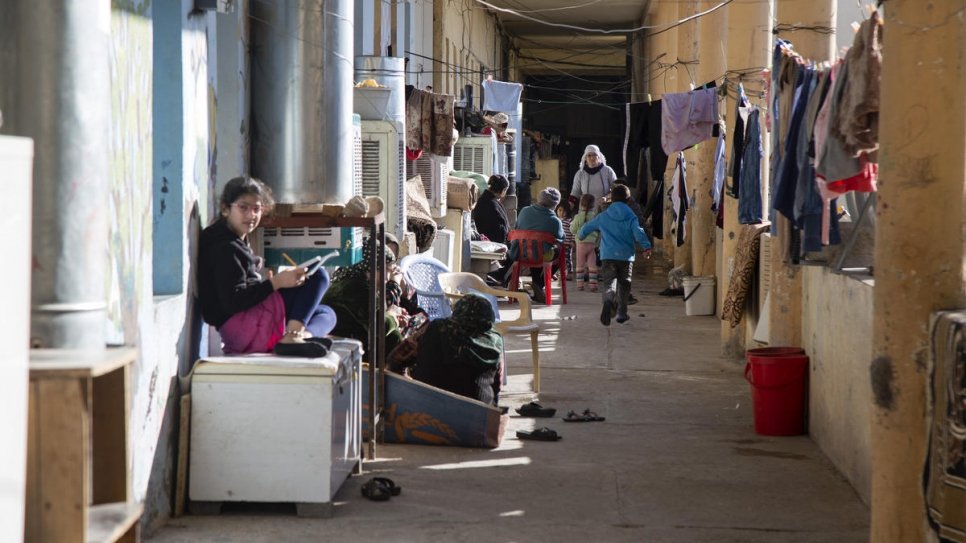 Syrian refugees have been living in a converted prison know as "the Citadel" in Akre, in the Kurdistan Region of Iraq, since 2013.