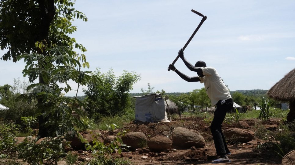 « Planter des arbres, c'est important car l'arbre, c'est la vie», explique Abraham Bidal. 