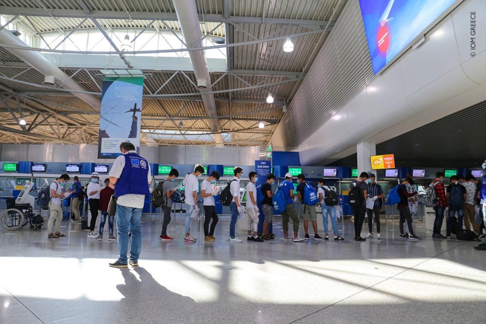 Un groupe de 49 enfants non accompagnés a été transféré en France les 21 et 24 août 2020.  