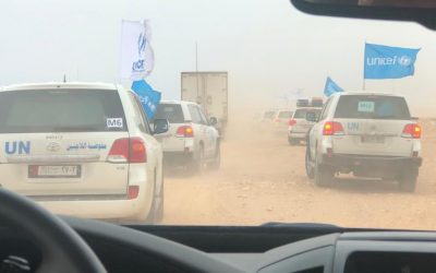 UN convoy supports vulnerable, displaced people in Rukban