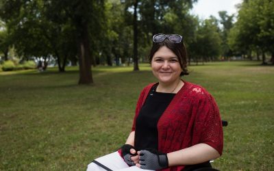 Ativista defende direitos das pessoas com deficiência na Ucrânia