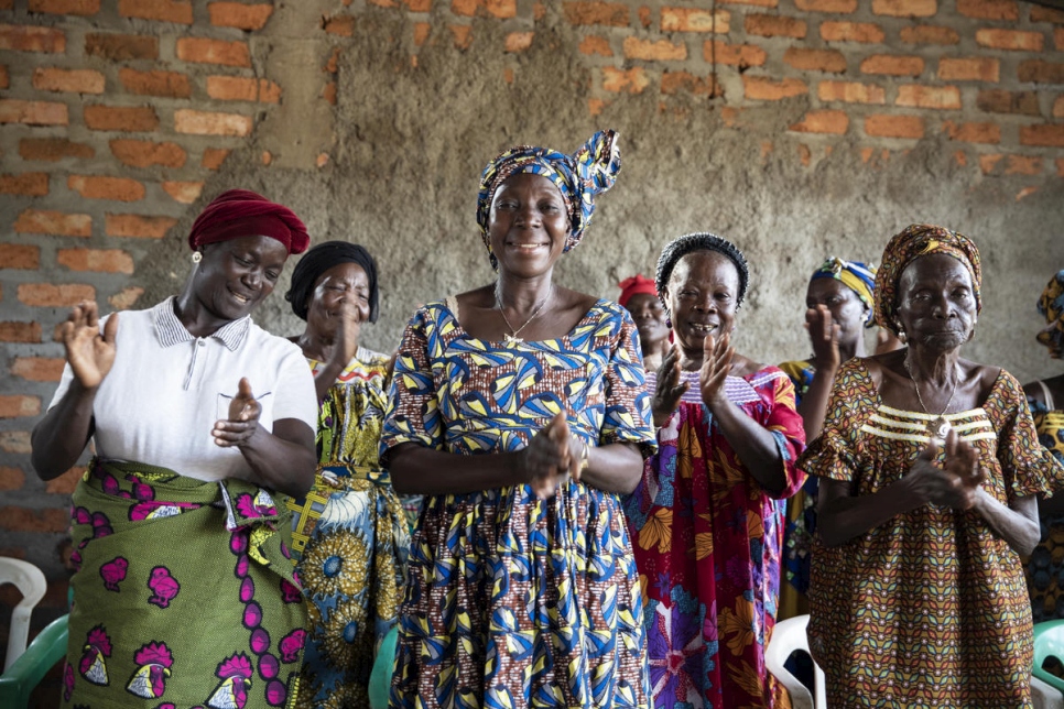 Central African Republic, CAR. Women alliance stand together