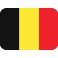 Flag: Belgium on Twitter Twemoji 12.1.5