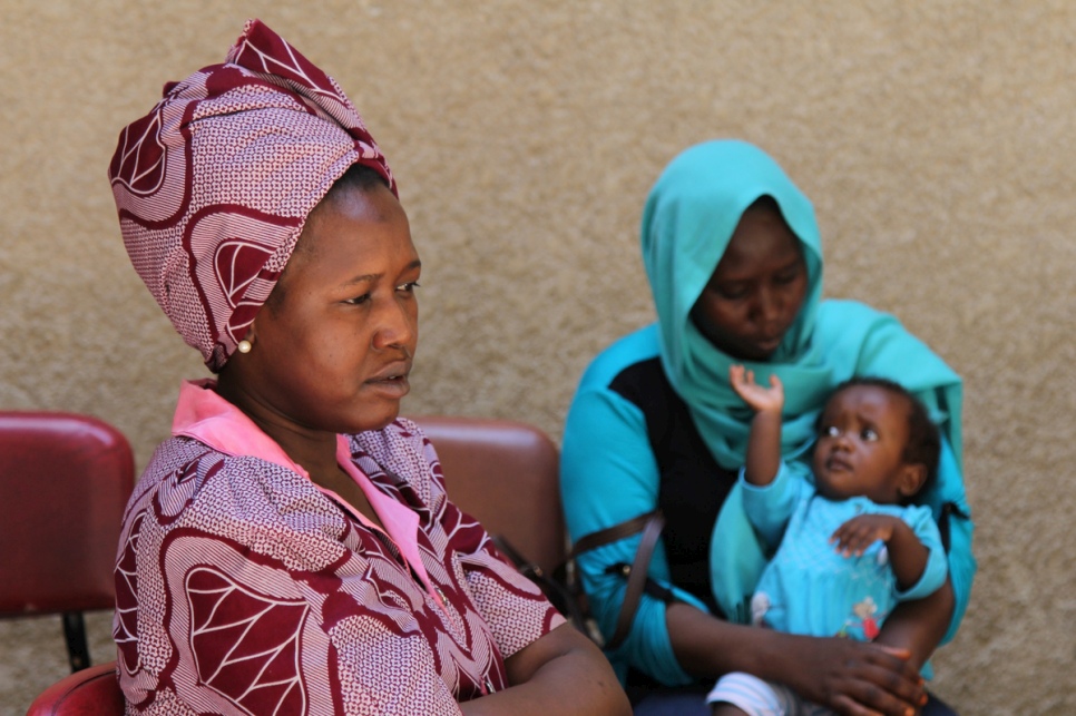 Egypt. Sudanese refugee women in Cairo