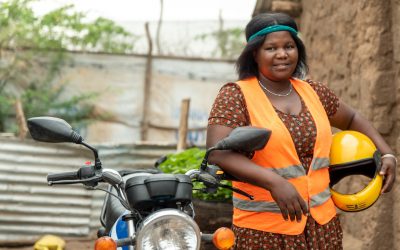 Mama Bodaboda, a motorbike rider challenging gender roles in Kakuma, Kenya