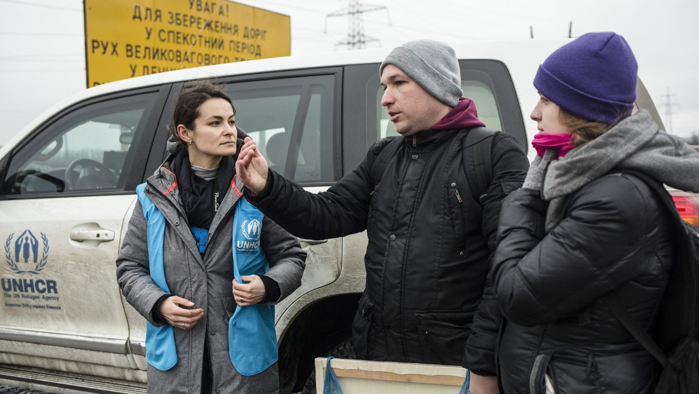 Ukraine. Life is a daily battle for families in conflict zone