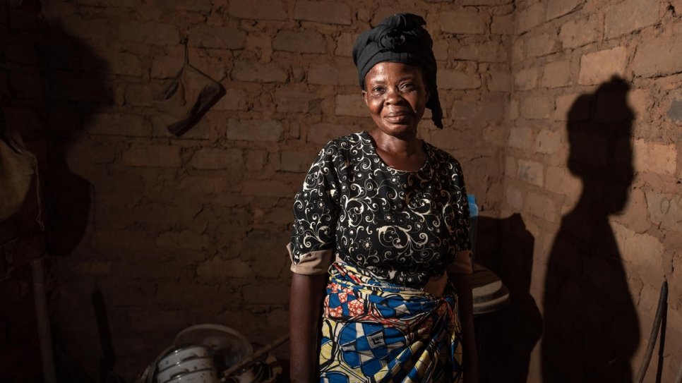 One of the women who teaches baking classes at the reintegration centre in Kananga, the Democratic Republic of Congo.