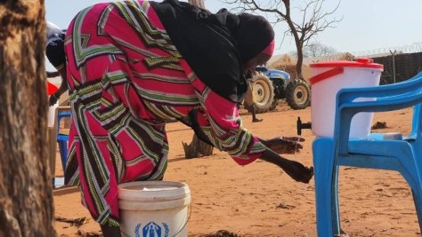 UN Refugee Agency UNHCR coronavirus COVID-19 response refugee camp South Sudan 