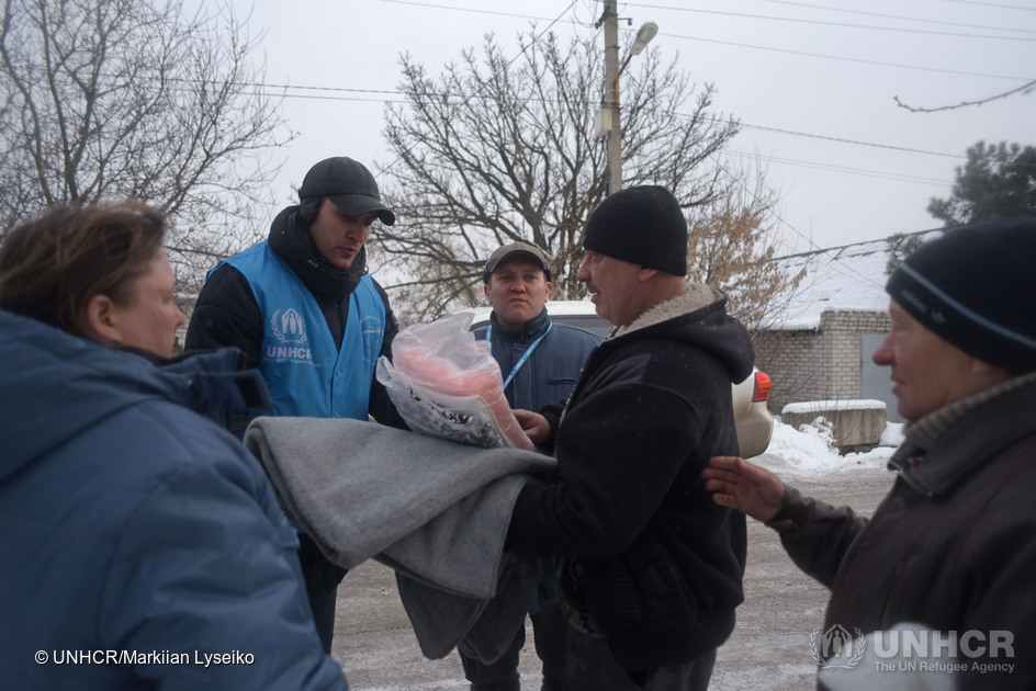 Lietuva skyrė 50 tūkstančIų eurų paramą UNHCR padėti Ukrainoje namus priverstinai palikusiems asmenims