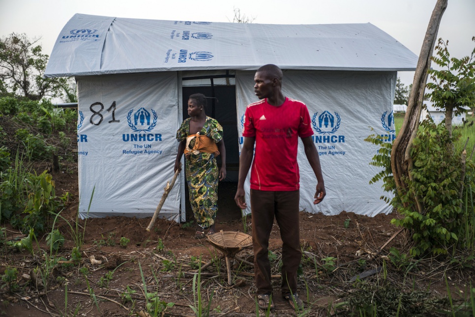 Souzane and her family are among more than 2,700 refugees from the Central African Republic now living in Bili camp, in the Democratic Republic of the Congo.