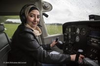 “Je veux être la première réfugiée syrienne pilote.”
