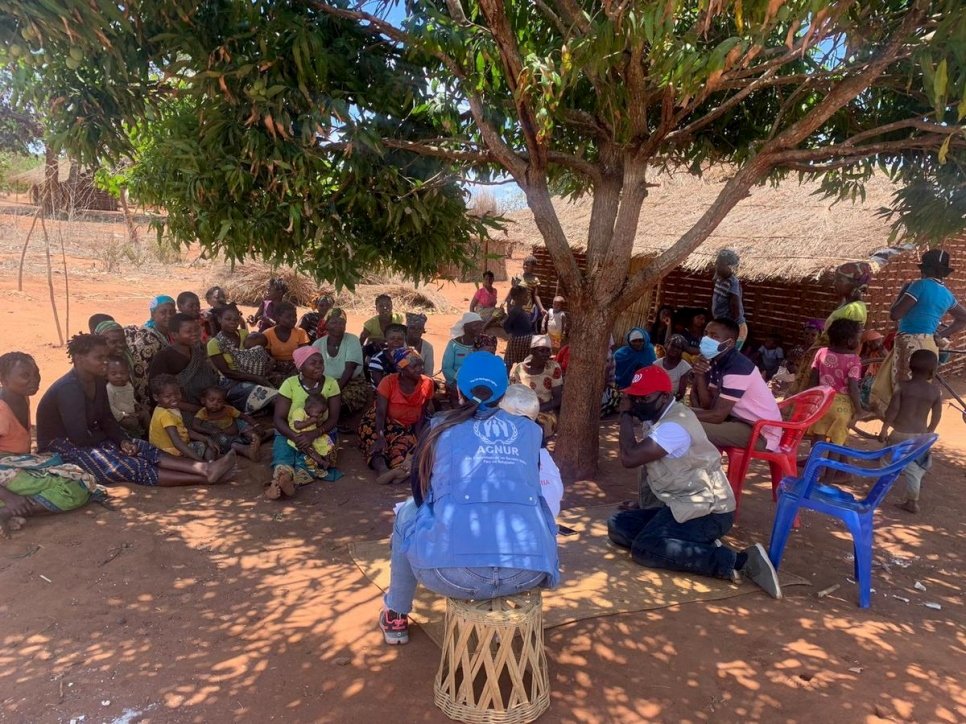 Mozambique. Communities displaced by extremist violence in Cabo Delgado