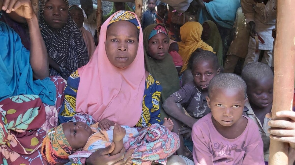 La réfugiée nigériane Aïcha et sa famille comptent parmi les milliers de personnes qui ont fui vers Maradi au Niger, pour échapper à la violence.   