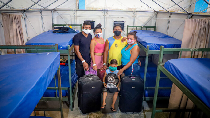 La familia de María Vargas de 23 años, se benefició del programa de reubicación voluntaria trasladándose a Cascavel, Paraná.